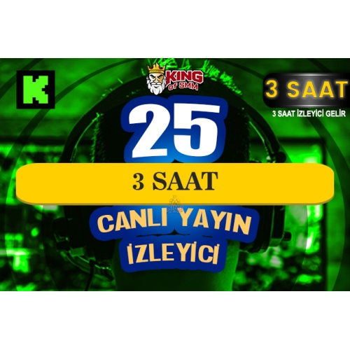  ⚜️3 SAAT  25 KICK CANLI YAYIN İZLEYİCİ